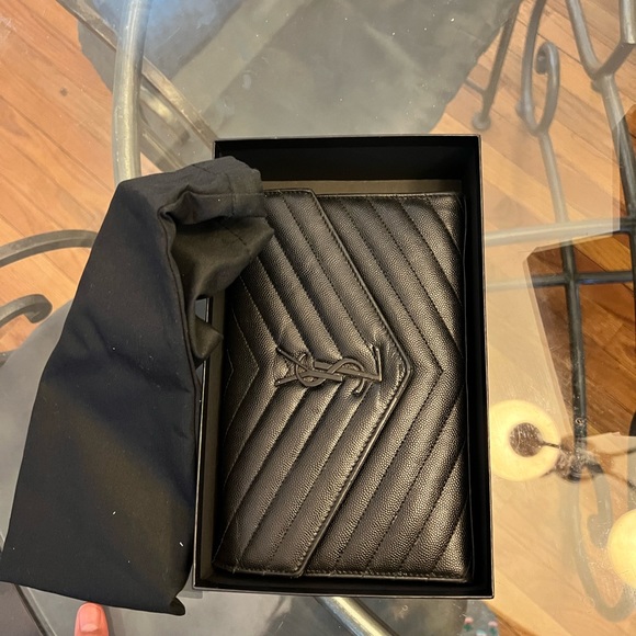 Yves Saint Laurent Bags Ysl Crossbody Bag Black Leather Everything